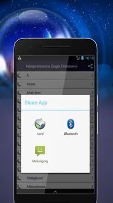 Dizionario dei sogni android App screenshot 0
